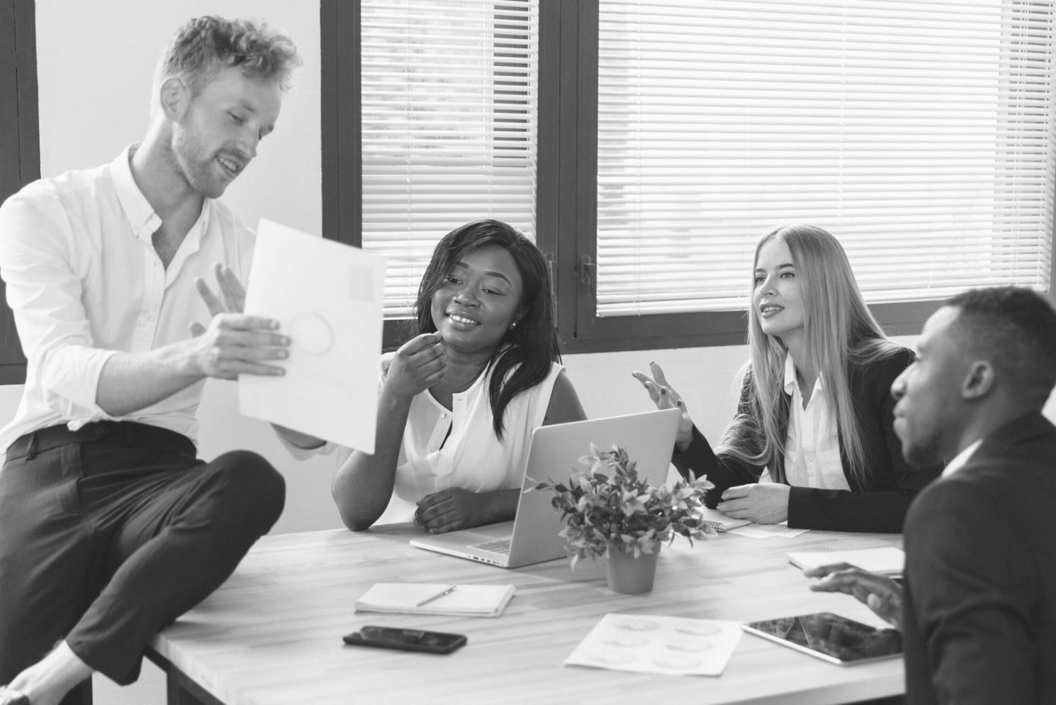 Teamarbeit bei der Finanzplanung